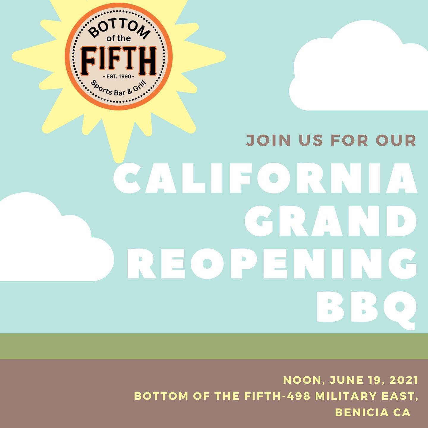 Grand Re-Opening BBQ this Saturday! Tell your friends where you&rsquo;ll be!