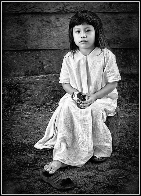 "Lacandon Boy with Toy"