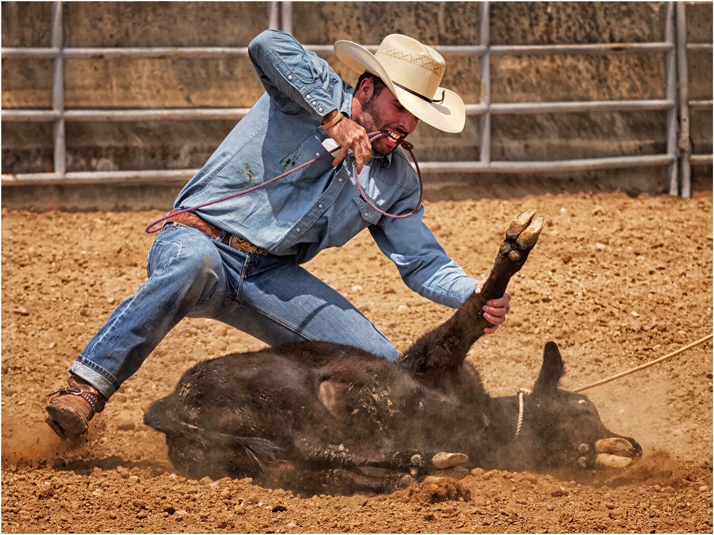 "Teeth Clenching Roper"