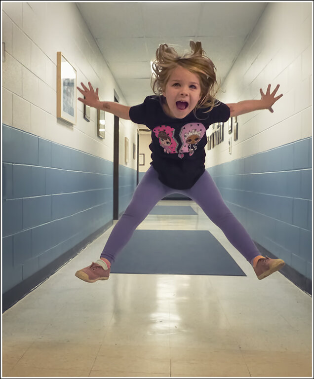 "Jumping for Birthday Joy"