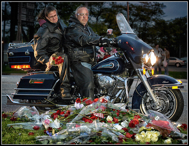 "Flowers for Slain Officer"