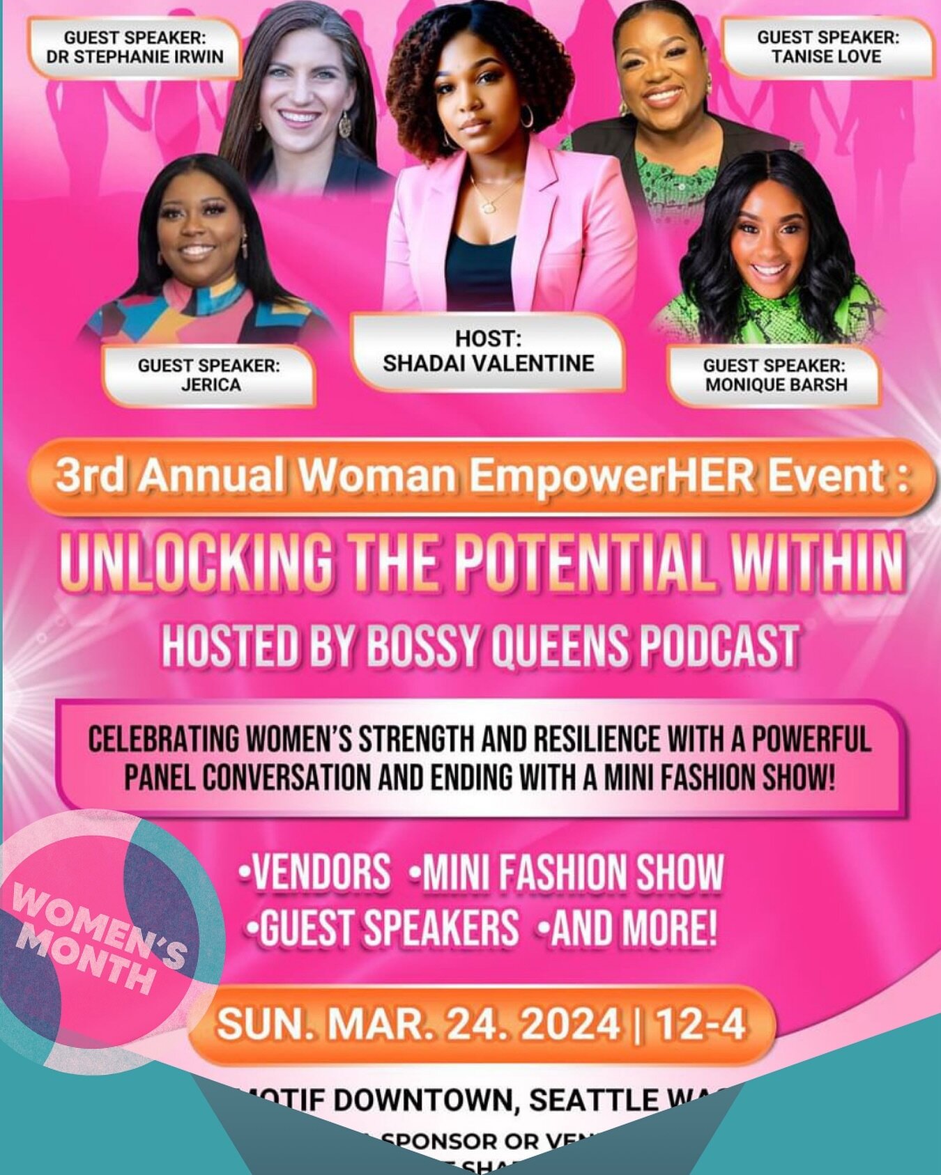 Happy Women&rsquo;s Month Seattle! 

As we focus on elevating, investing in, and celebrating all women, including the generations who have made global change and literally populated this earth, let&rsquo;s come together to uplift one another and make
