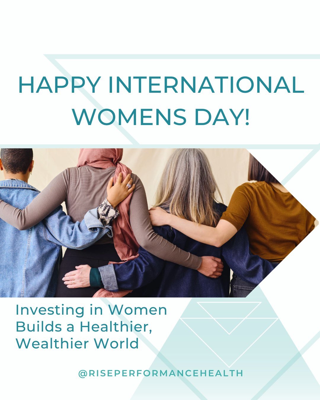 Happy International Women's Day! We challenge all of you to invest in the women in your life and in your community with us! Investing in women literally makes our world healthier and wealthier. Learn about how in our RISE UP Blog! 
🔗 Link in BIo.

L