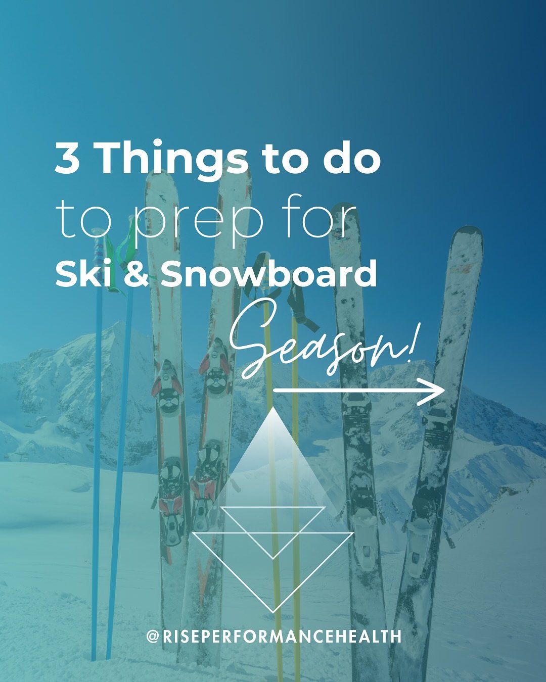 The mountains are calling🗻 Ski season is here! ⛷️🏂

I&rsquo;m sure a few of you have already found a way to hit the slopes. If you haven&rsquo;t started, it&rsquo;s not too late to condition your body and help avoid pain and injury this ski &amp; s