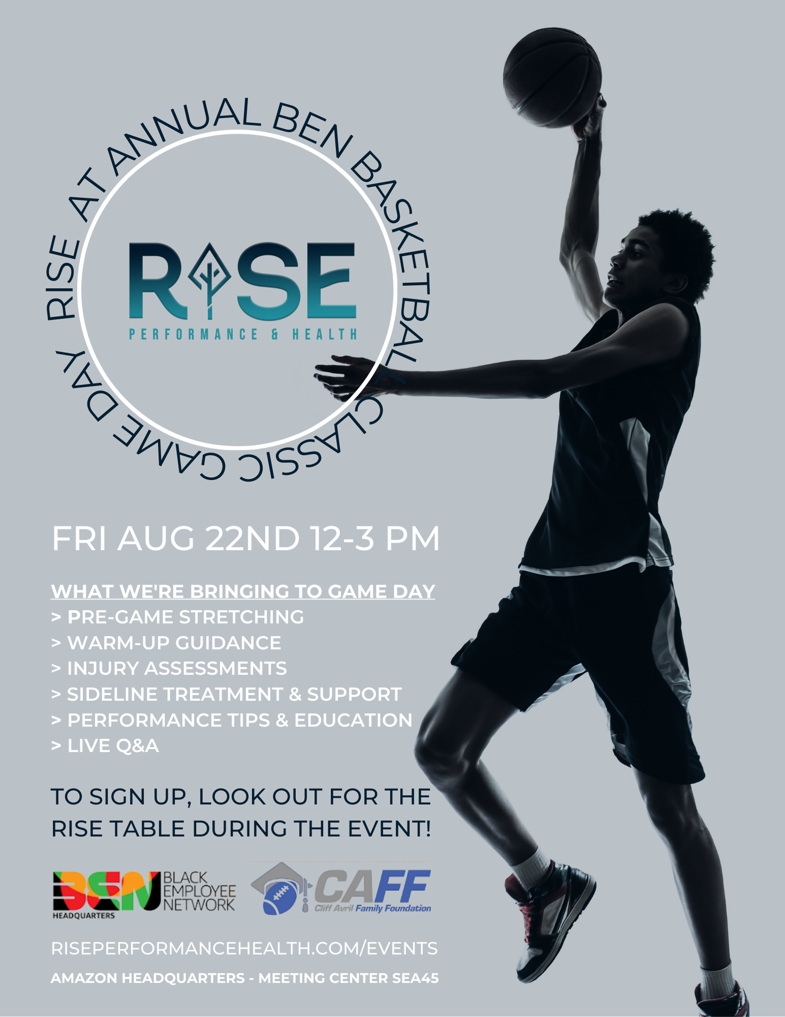 RISE AT 2ND ANNUAL BEN BASKETBALL CLASSIC GAME DAY