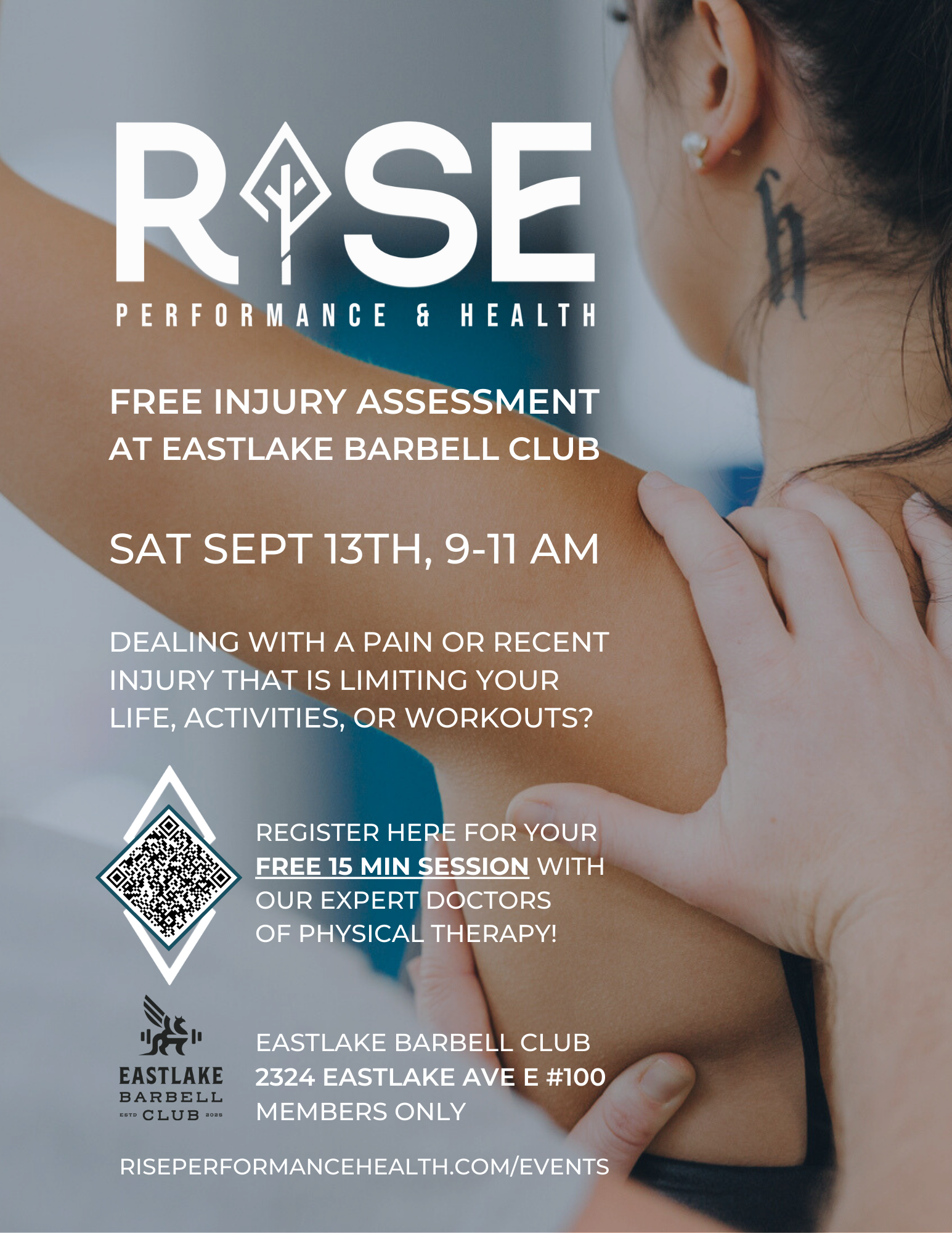 Free Injury Assessment at Eastlake Barbell Club