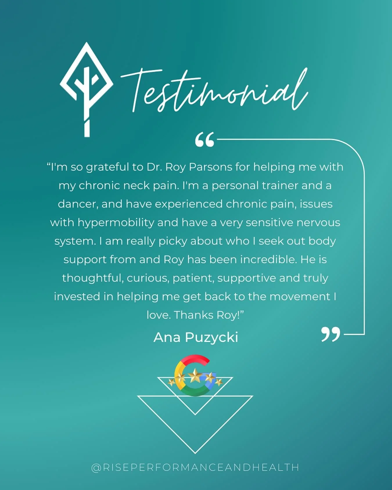 Ana came to us as a personal trainer and dancer dealing with chronic neck pain and hypermobility. She was selective about finding the right support - which we completely understand when you're managing chronic pain and a sensitive nervous system.

Su