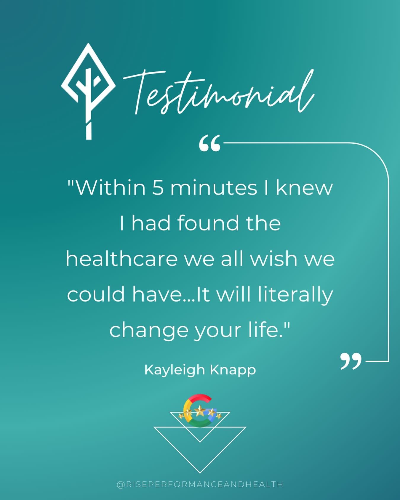 We are so grateful for this incredible review from Kayleigh (read the full testimonial in our Google reviews!). After years of chronic back pain, being passed between specialists, and hearing "just strengthen your core" over and over, Kayle