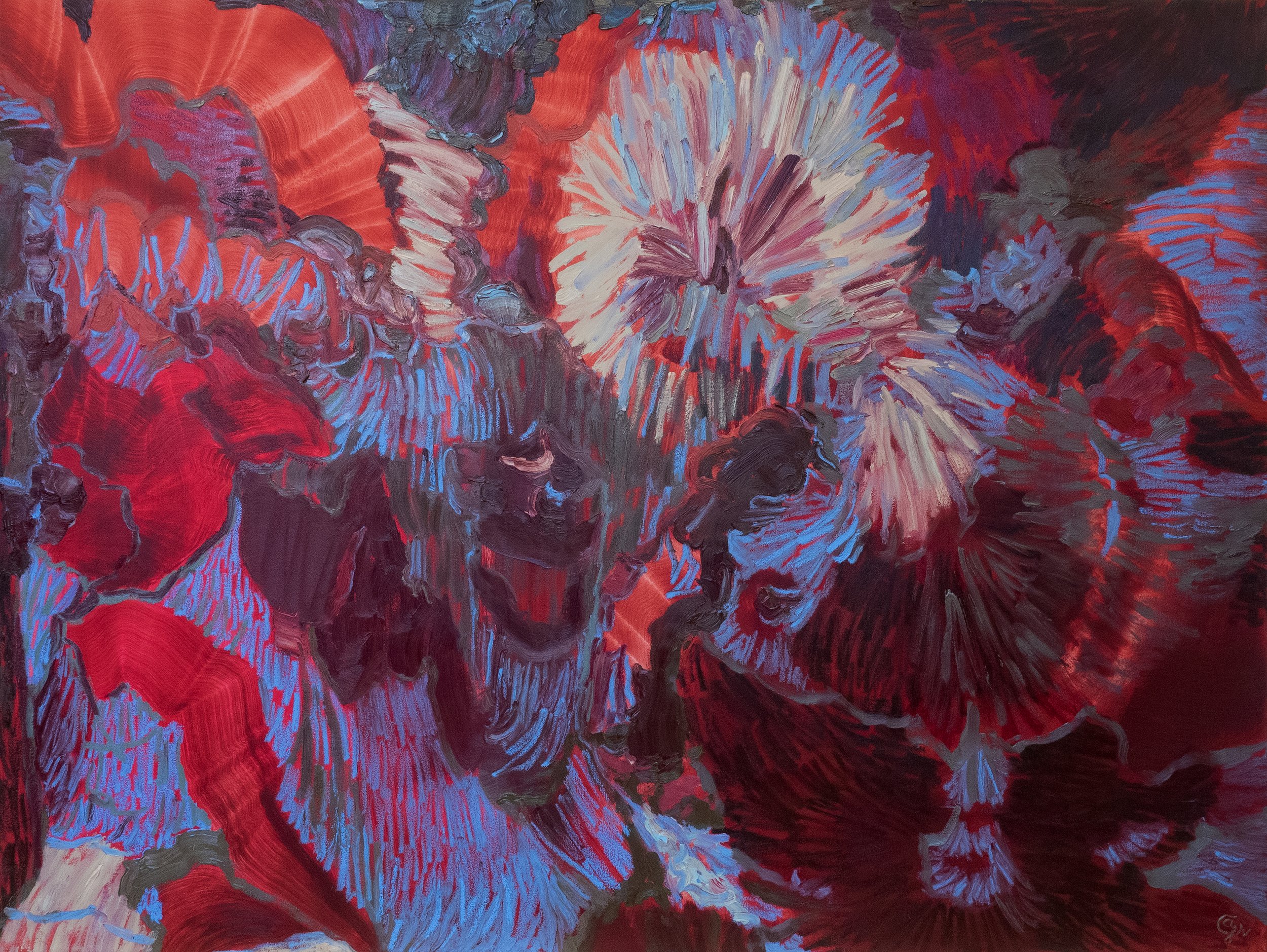 INNER POWER | 2023 | oil on canvas | 36" x 48" (162cm x 147cm)