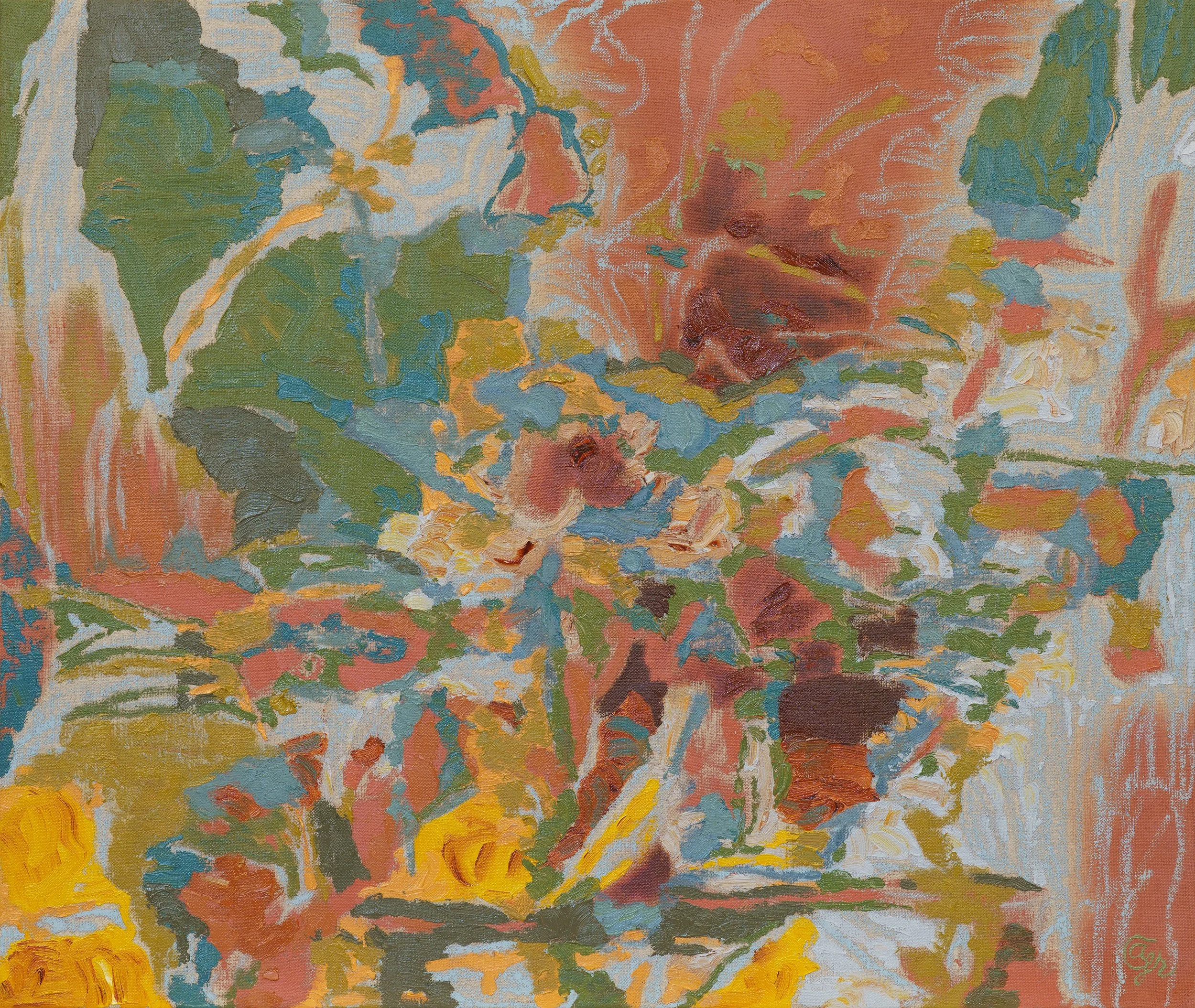 TROPE | 2026 | oil and oil stick on canvas | 27.25" x 32" (69cm x 81.5cm)