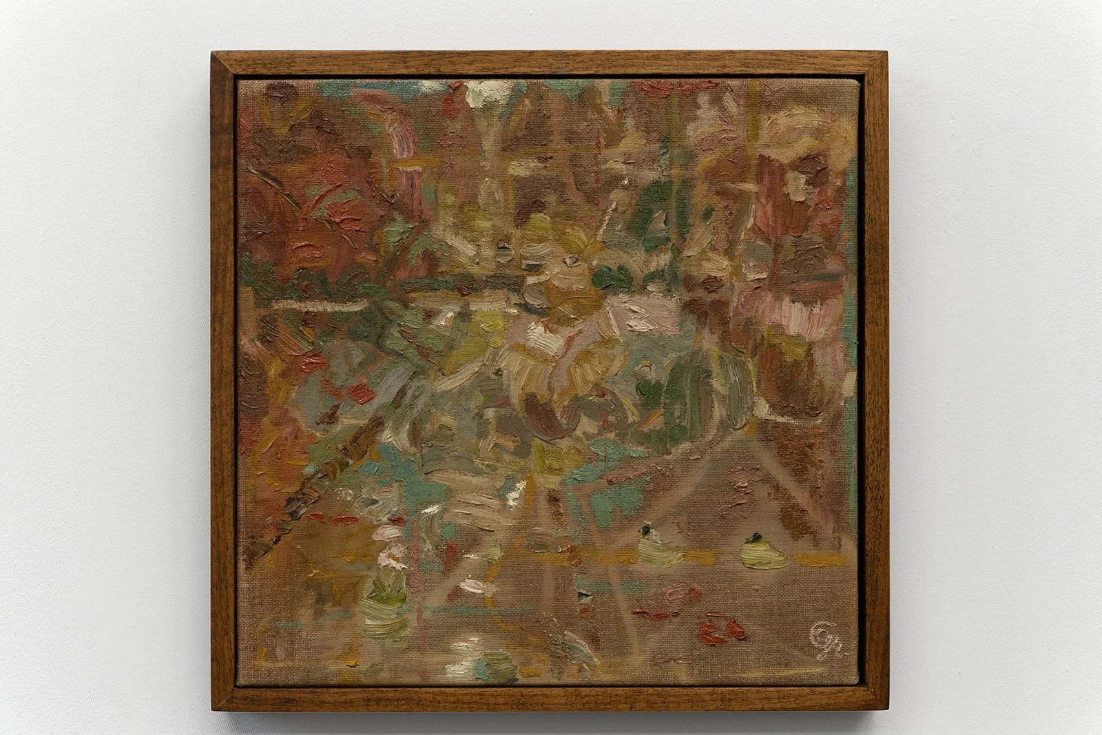 FIRST CROSSING | 2026 | oil on linen | 14" x 14.25" (35.5cm x 36cm)