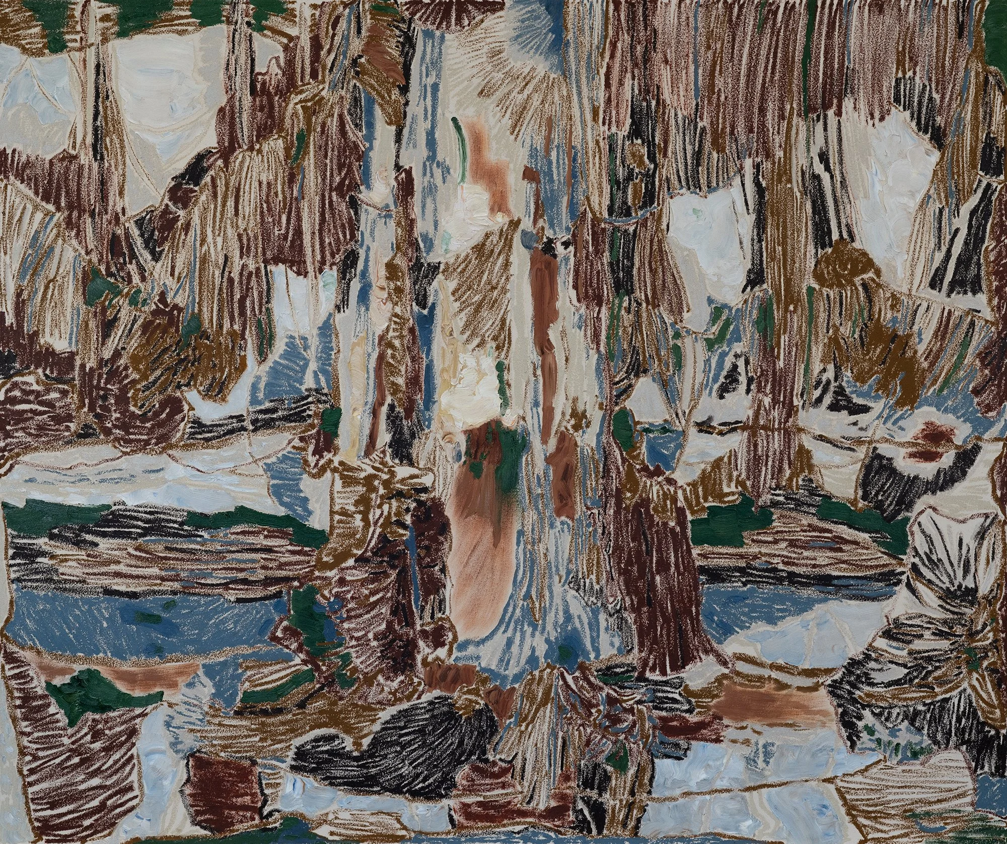 BEAVER TRAIL | 2025 | oil on canvas | 54" x 63.75" (137cm x 162cm)