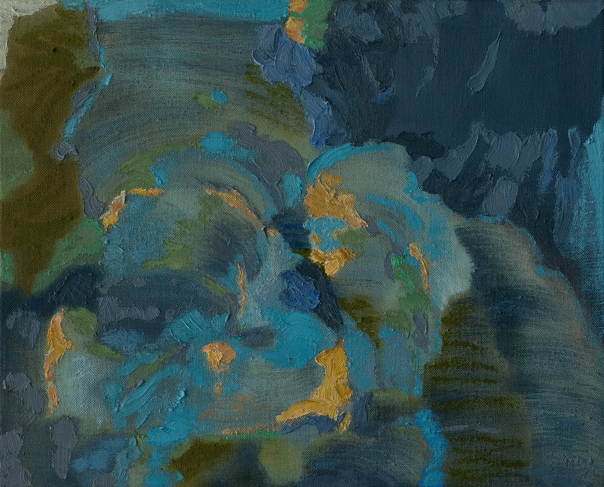 FOREST GLINT | 2025 | oil on linen | 16" x 20" (40.5cm x 50.5cm)