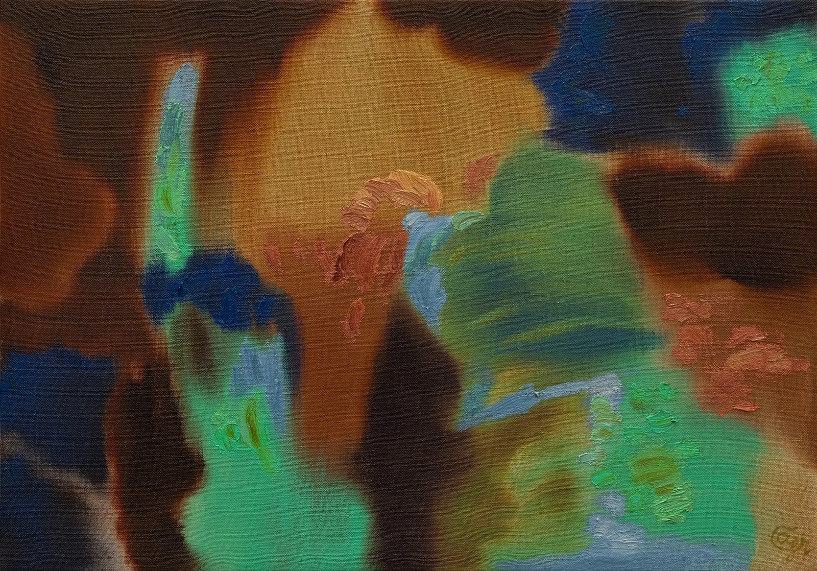 SALTY TOFFEE 1 | 2026 | oil on canvas | 19" x 27" (48cm x 68.5cm)
