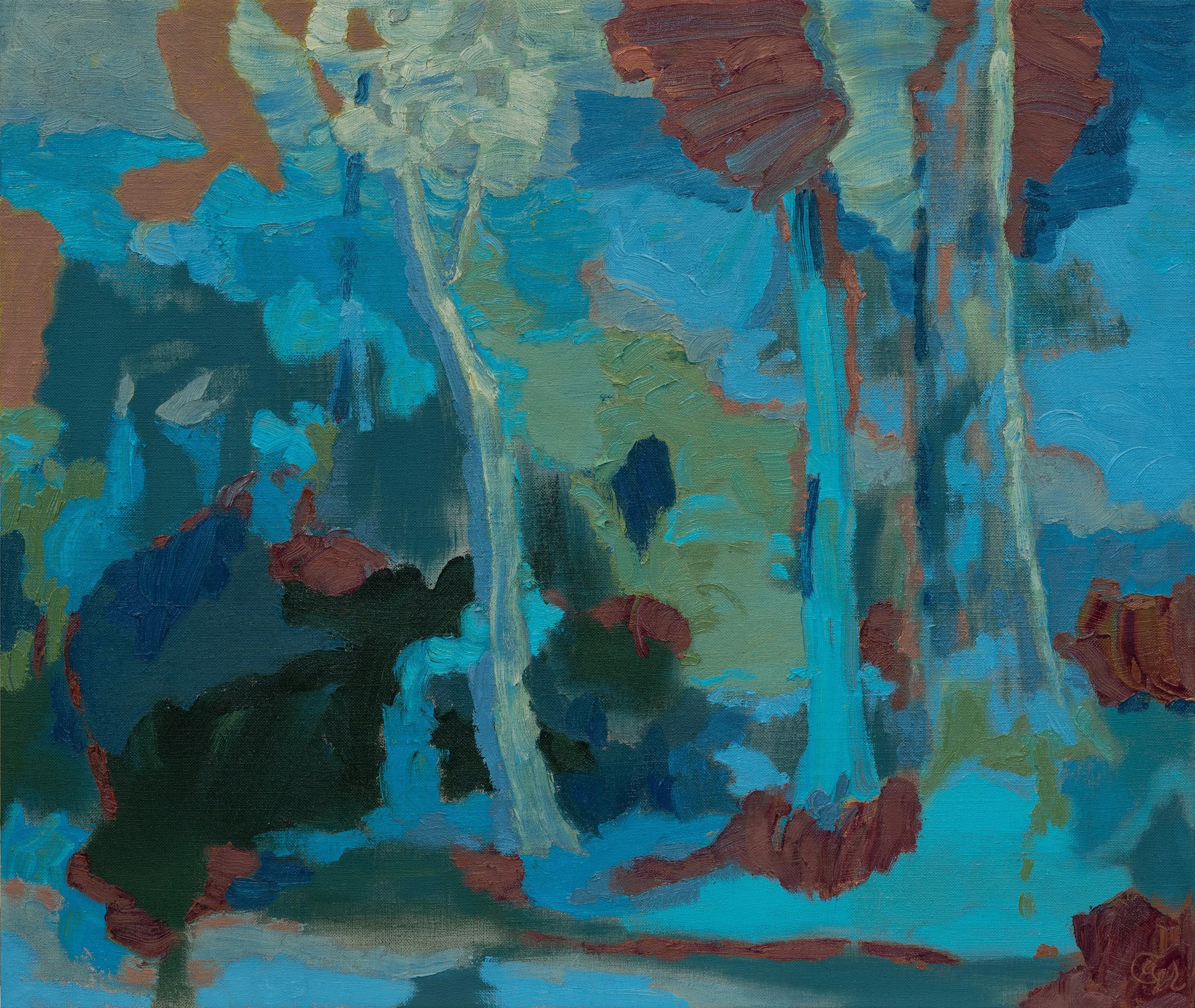 OUR ROUTE TO CALLIAN | 2026 | oil on linen | 27" x 32" (68.5cm x 81cm)