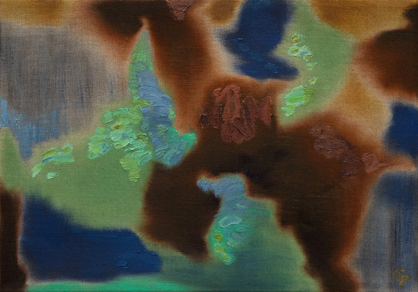 SALTY TOFFEE 2 | 2026 | oil on canvas | 19" x 27" (48cm x 68.5cm)