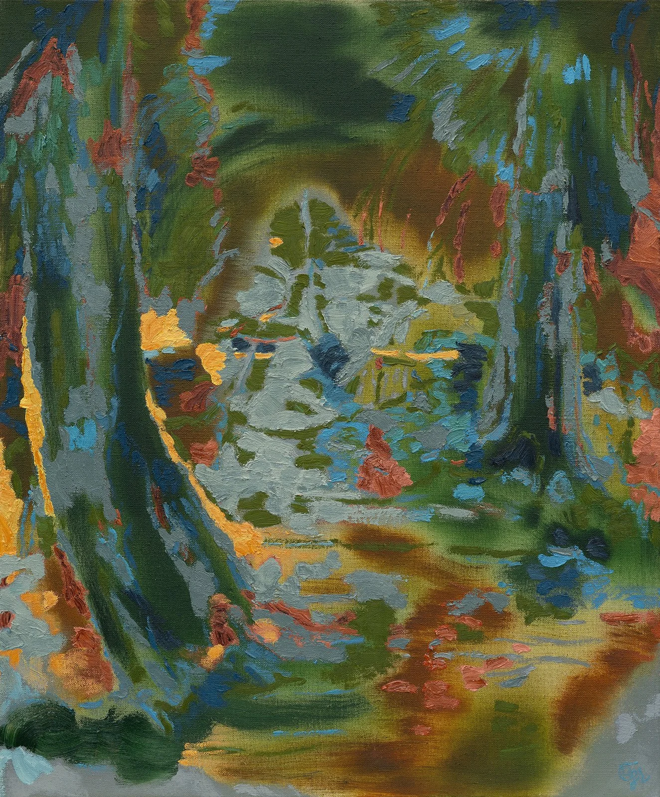 STONE SPRITE | 2026 | oil on linen | 34.5" x 28.5" (88cm x 72cm)