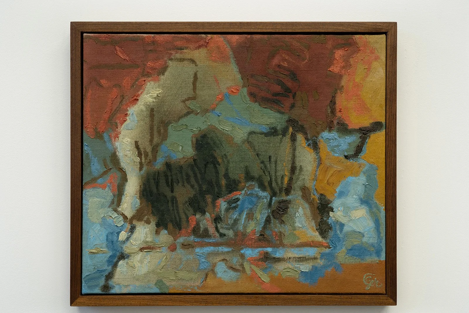 BLUFF | 2026 | oil on linen | 14" x 16.5" (35.5cm x 42cm)
