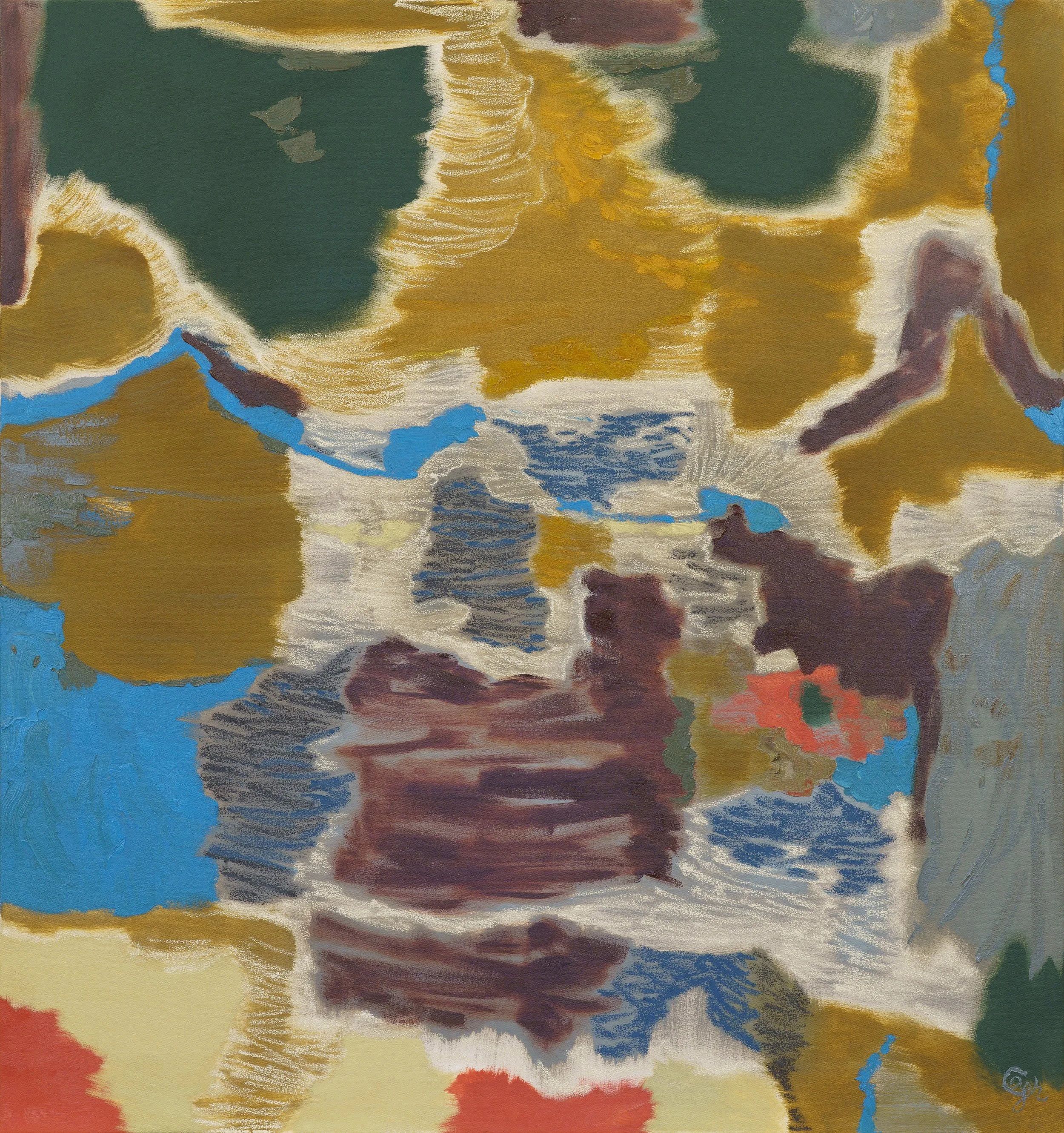PROSE | 2026 | oil and oil stick on canvas | 54.25" x 47" (137.5cm x 119.5cm)