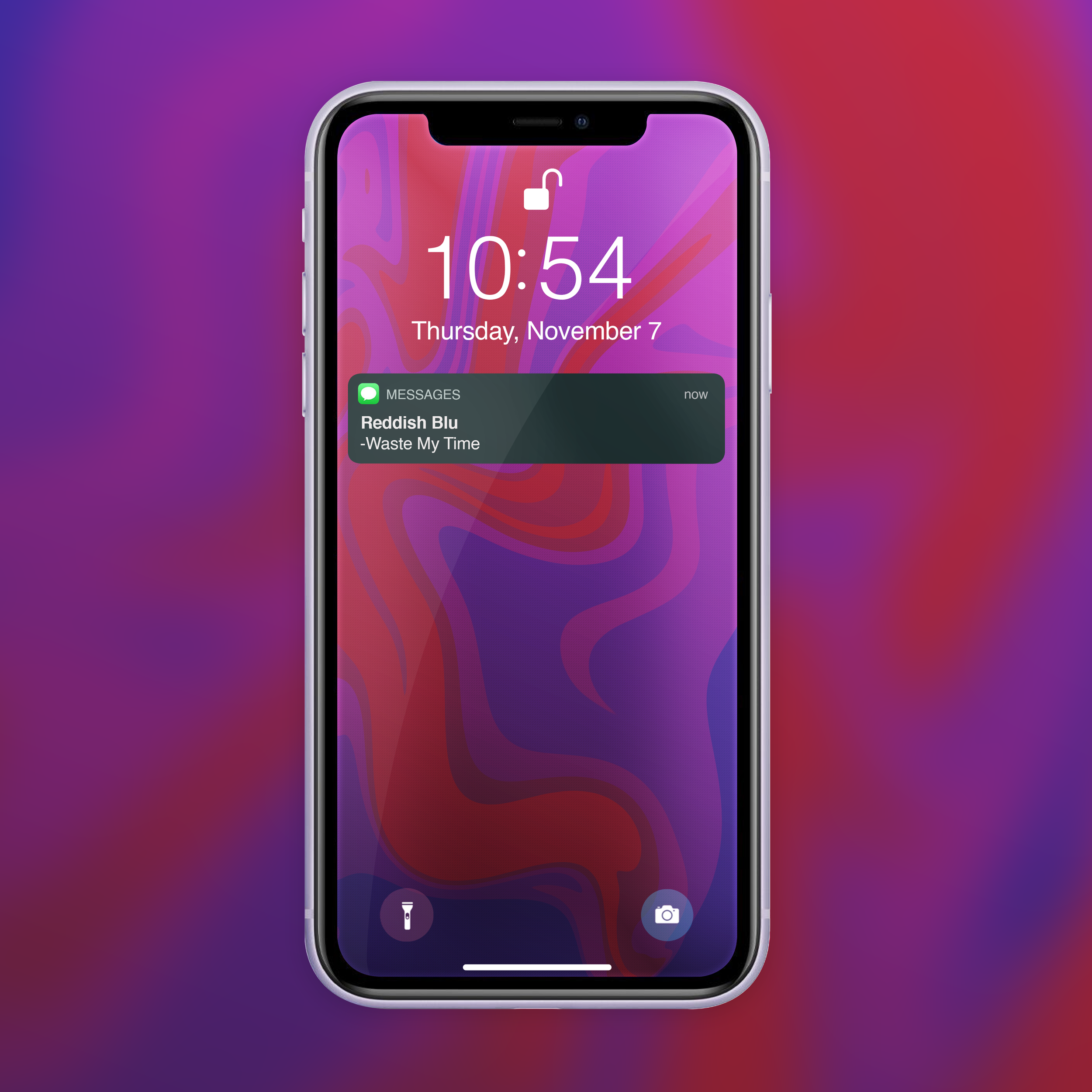 Reddish Blu - "Waste My Time"