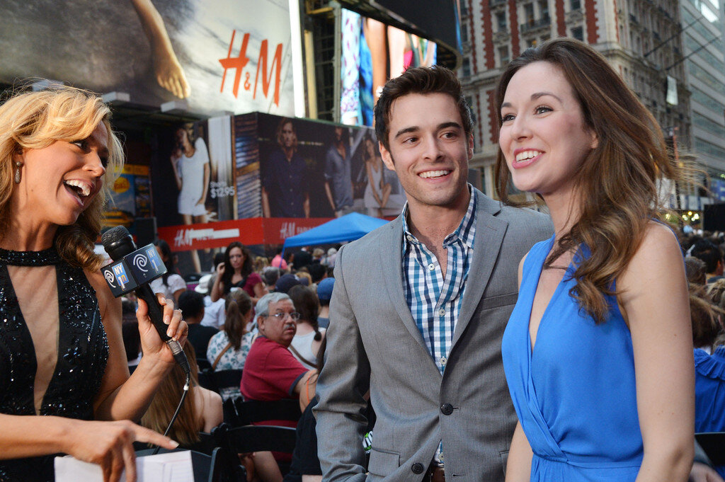 Liana Hunt and Corey Cott