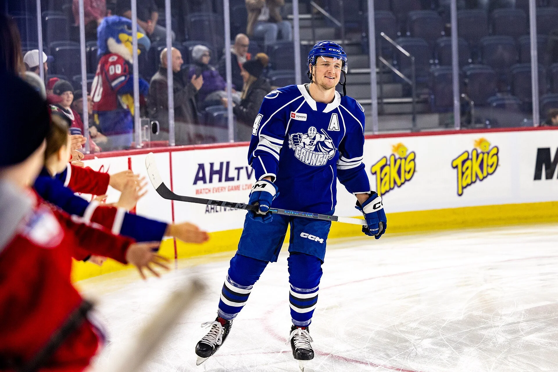 Canadian Tampa Bay Lightning Defenseman Darren Raddysh had to wear a Team USA Jersey to practice after losing a bet 