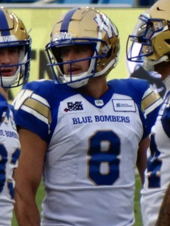 Winnipeg Blue Bombers quarterback Zach Collaros was throwing ahead of practice 