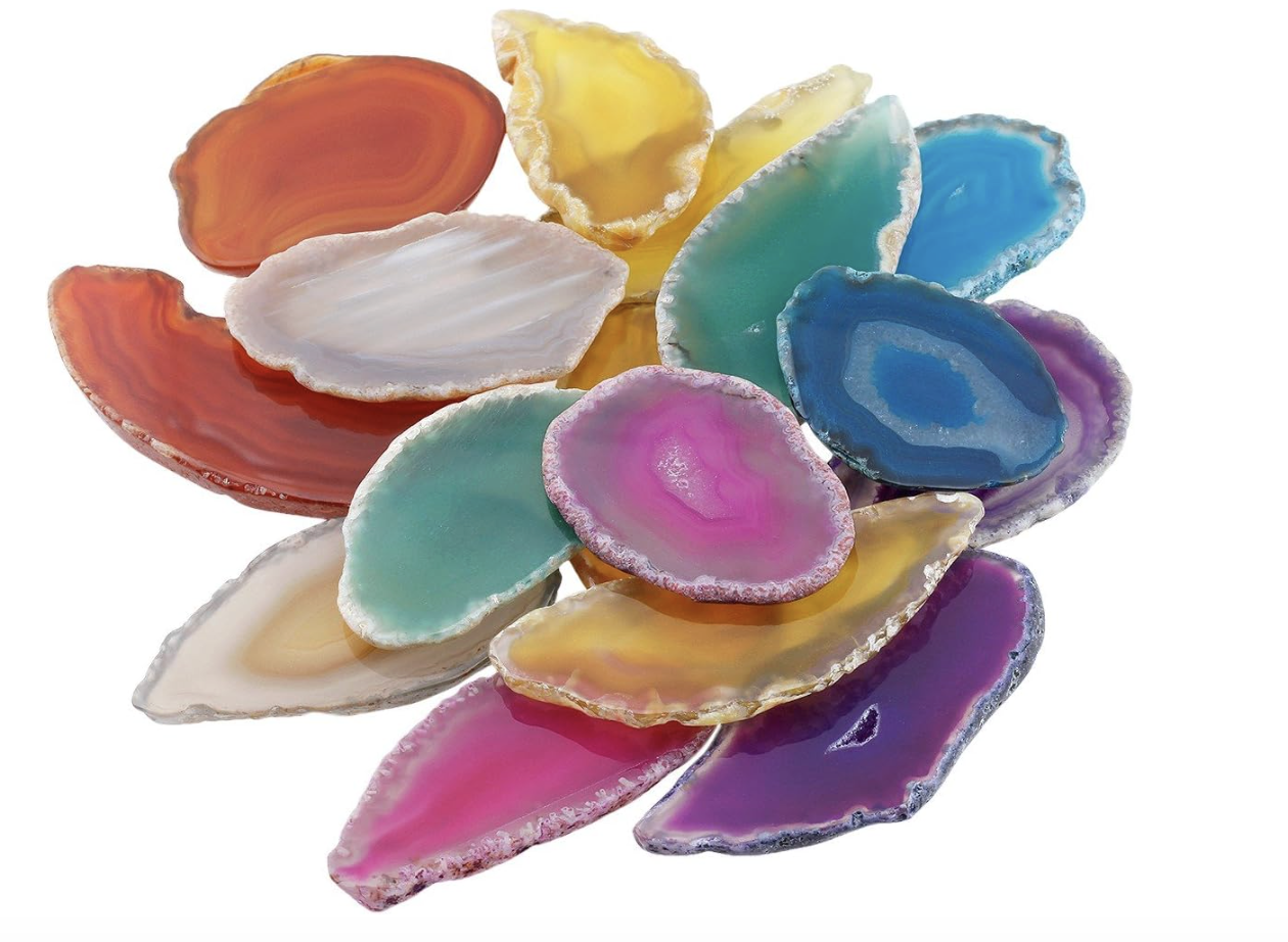 Assorted Agate Gem Slices 