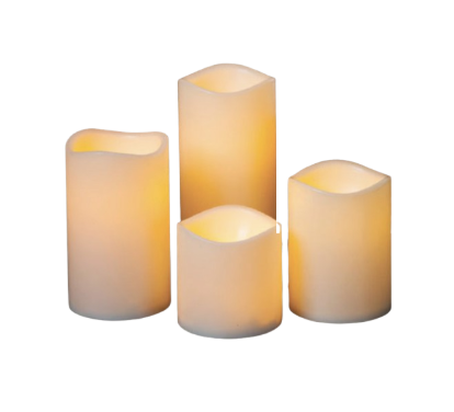 3"-9" Battery Operated Pillar Candles