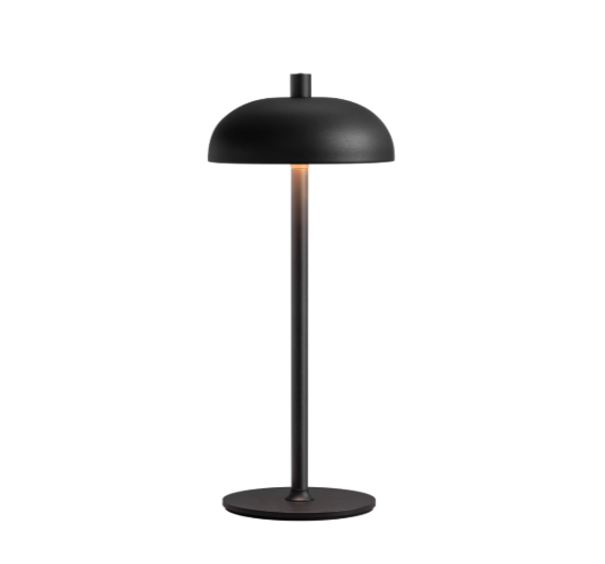 12" Black LED Table Lamp