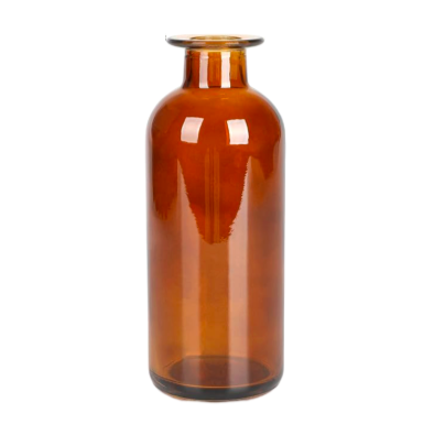 6.5" Amber Bud Vase