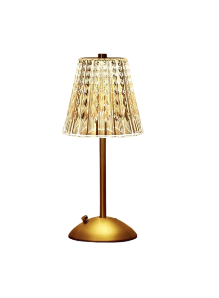 Cordless Crystal/Brass Lamp (Quantity: 10)