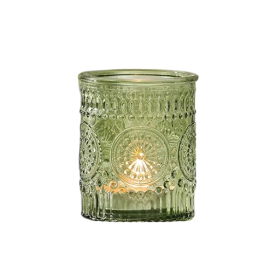 Vintage Green Votive