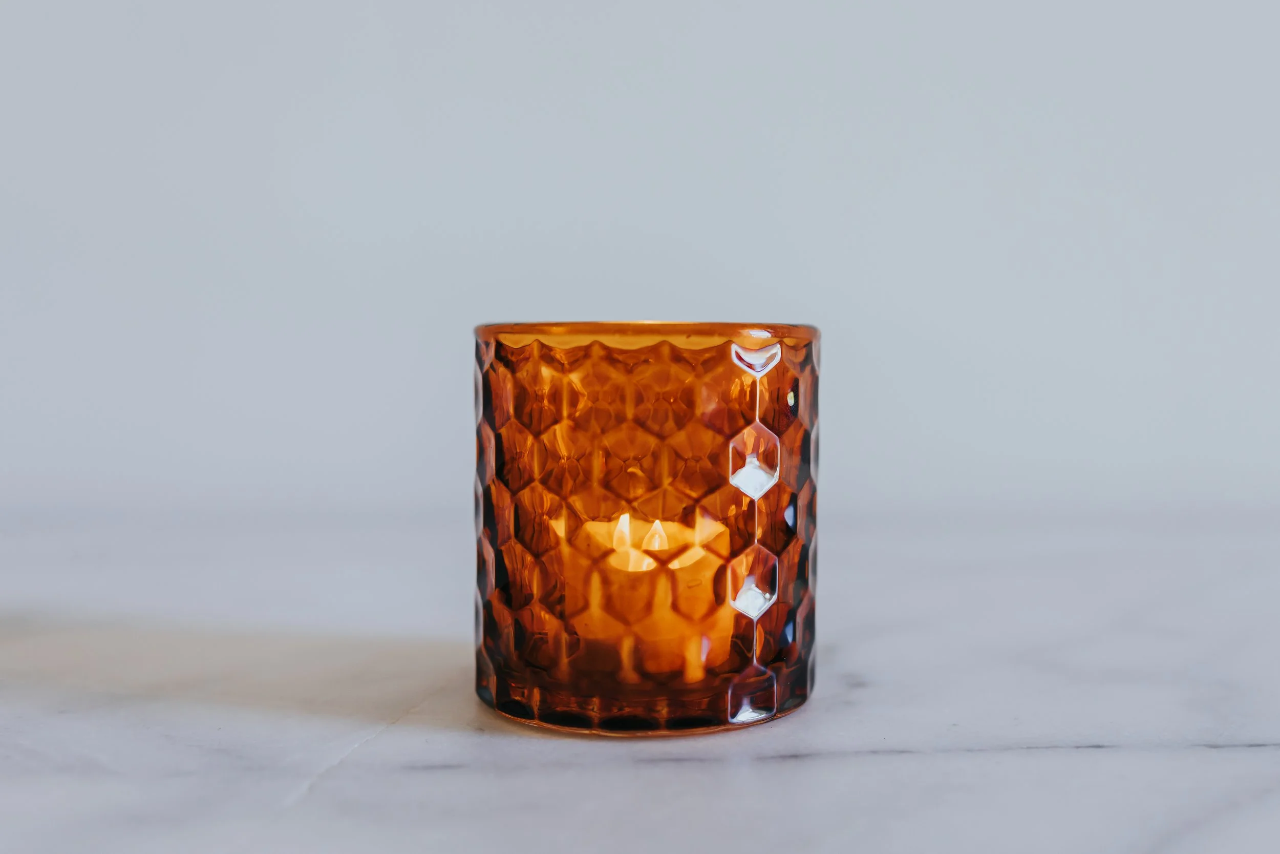 Honeycomb Votive $2.50