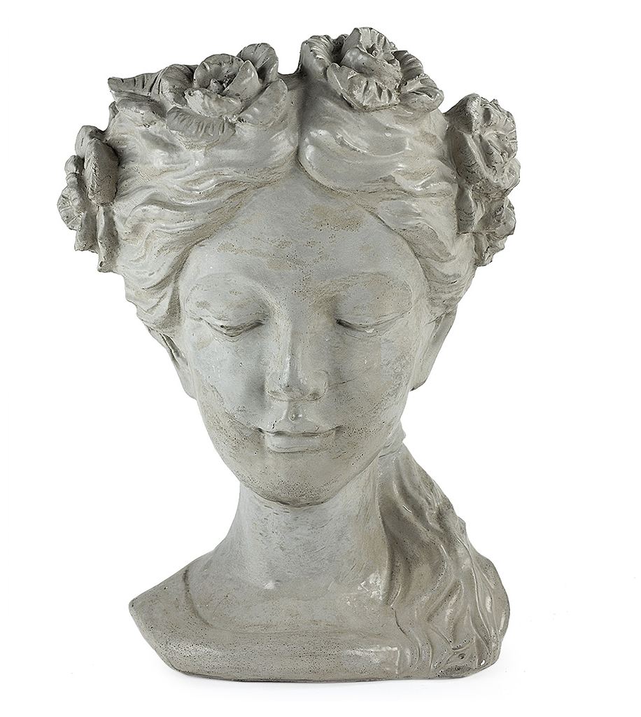 9" Lady Head Planter