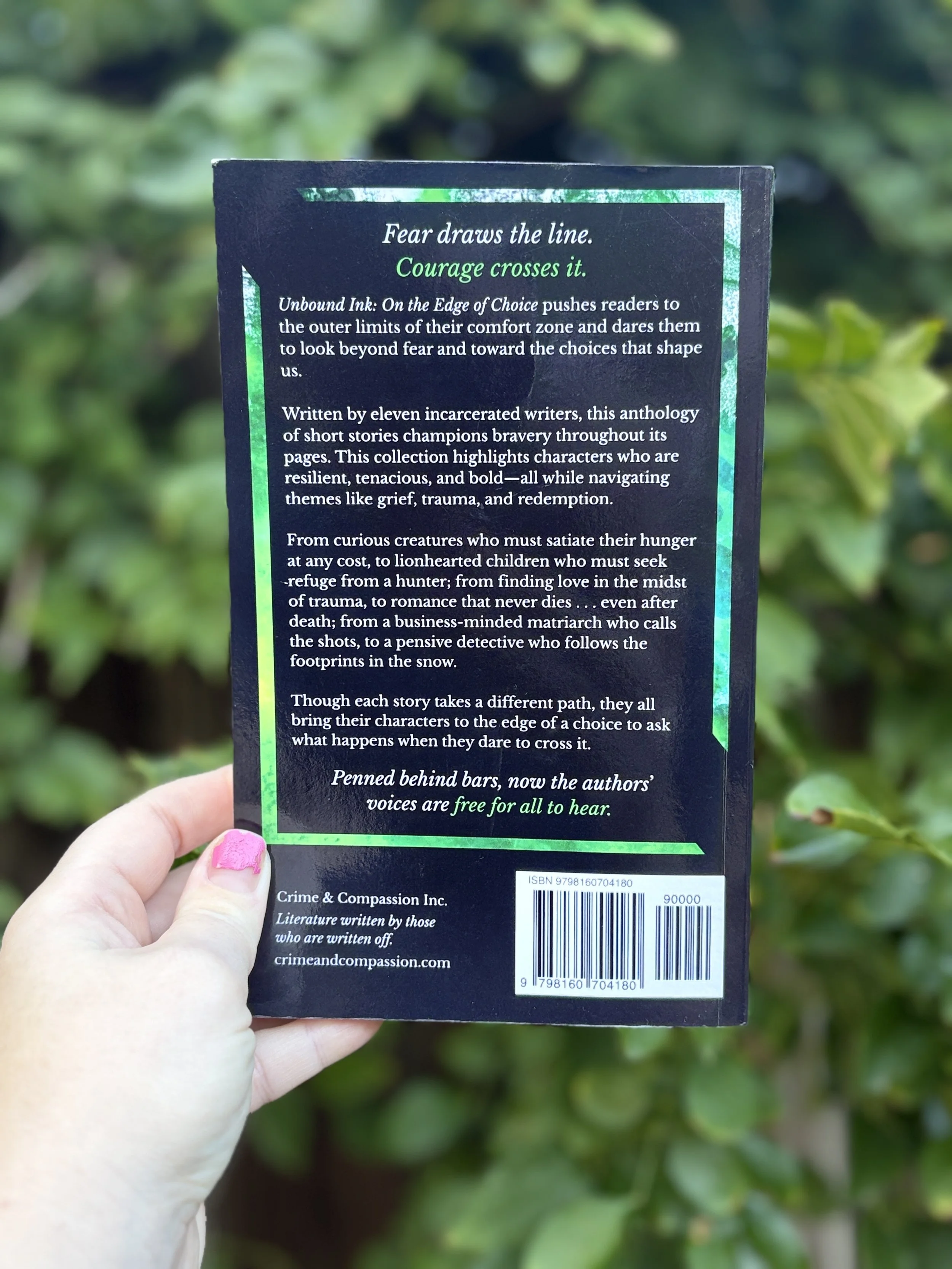 Unbound Ink_On the Edge of Choice_Green BG_BACK.jpg