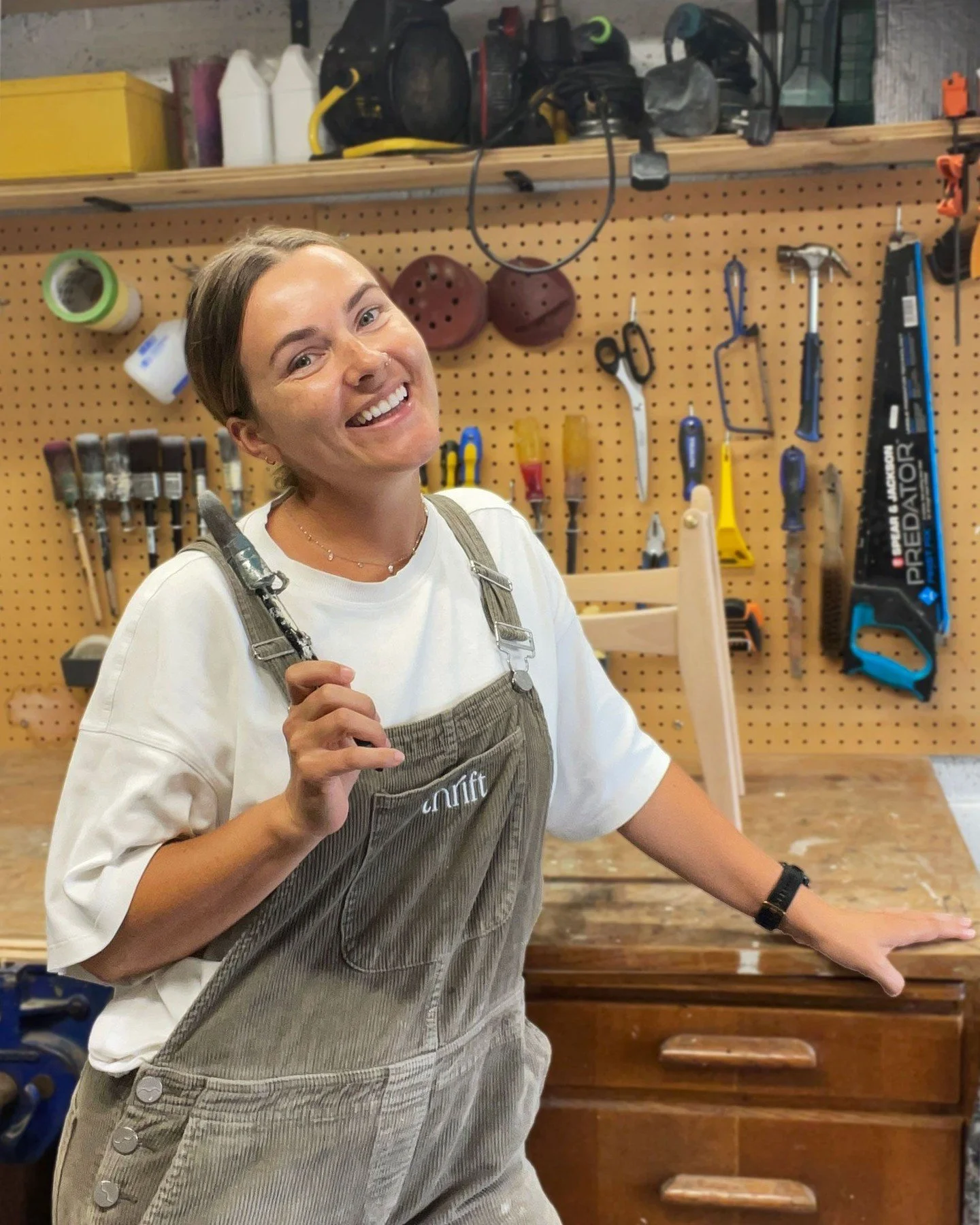 👋 Hi, I&rsquo;m Nadine, the creator behind Thrift. 

Thrift began after I&rsquo;d upcycled nearly every piece of furniture in my own home&hellip; until there was literally no room left! The creations kept coming, so I started sharing them with other