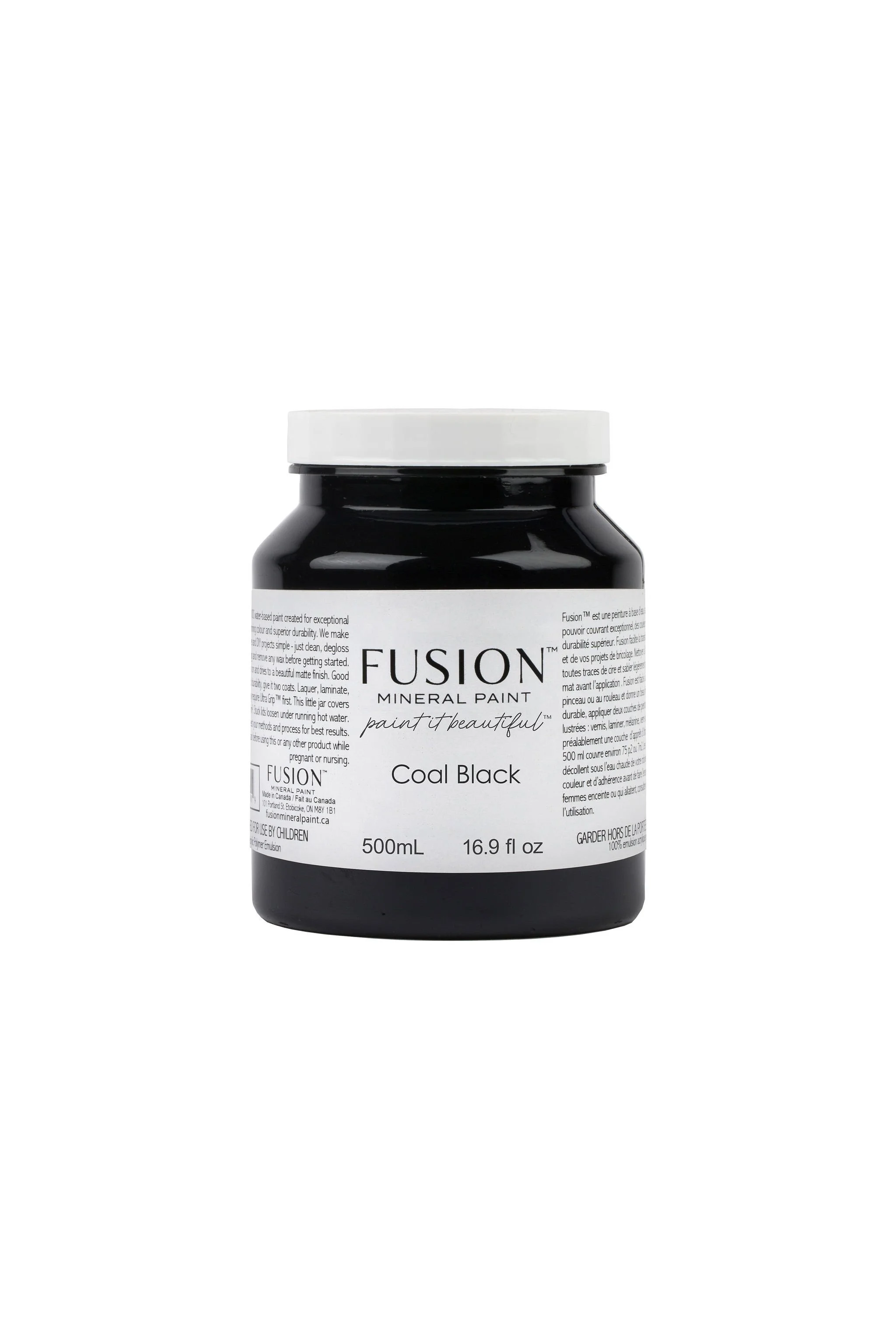 Coal Black  |  Fusion Mineral Paint 500ml