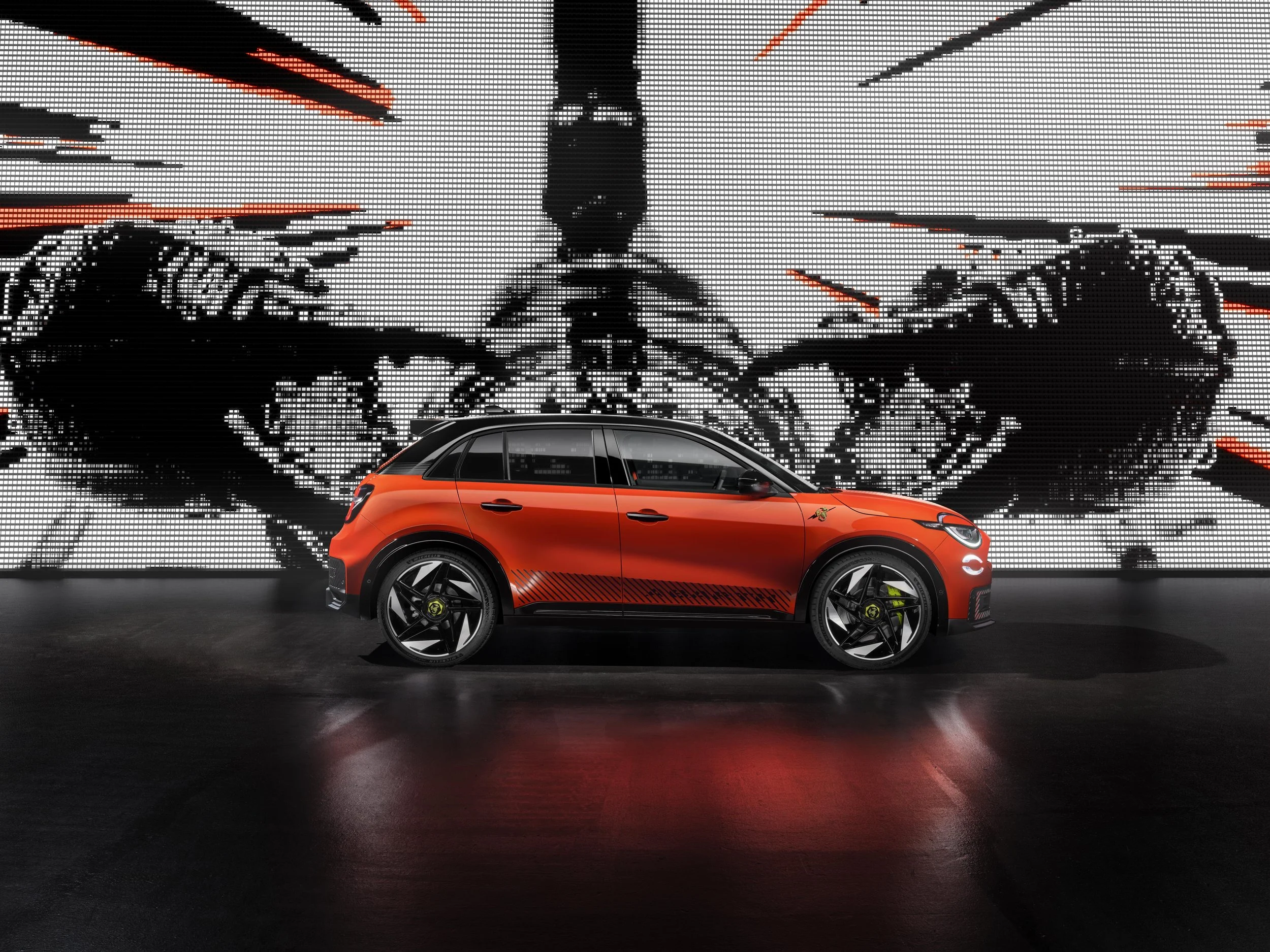 Abarth 600e Pixel Art