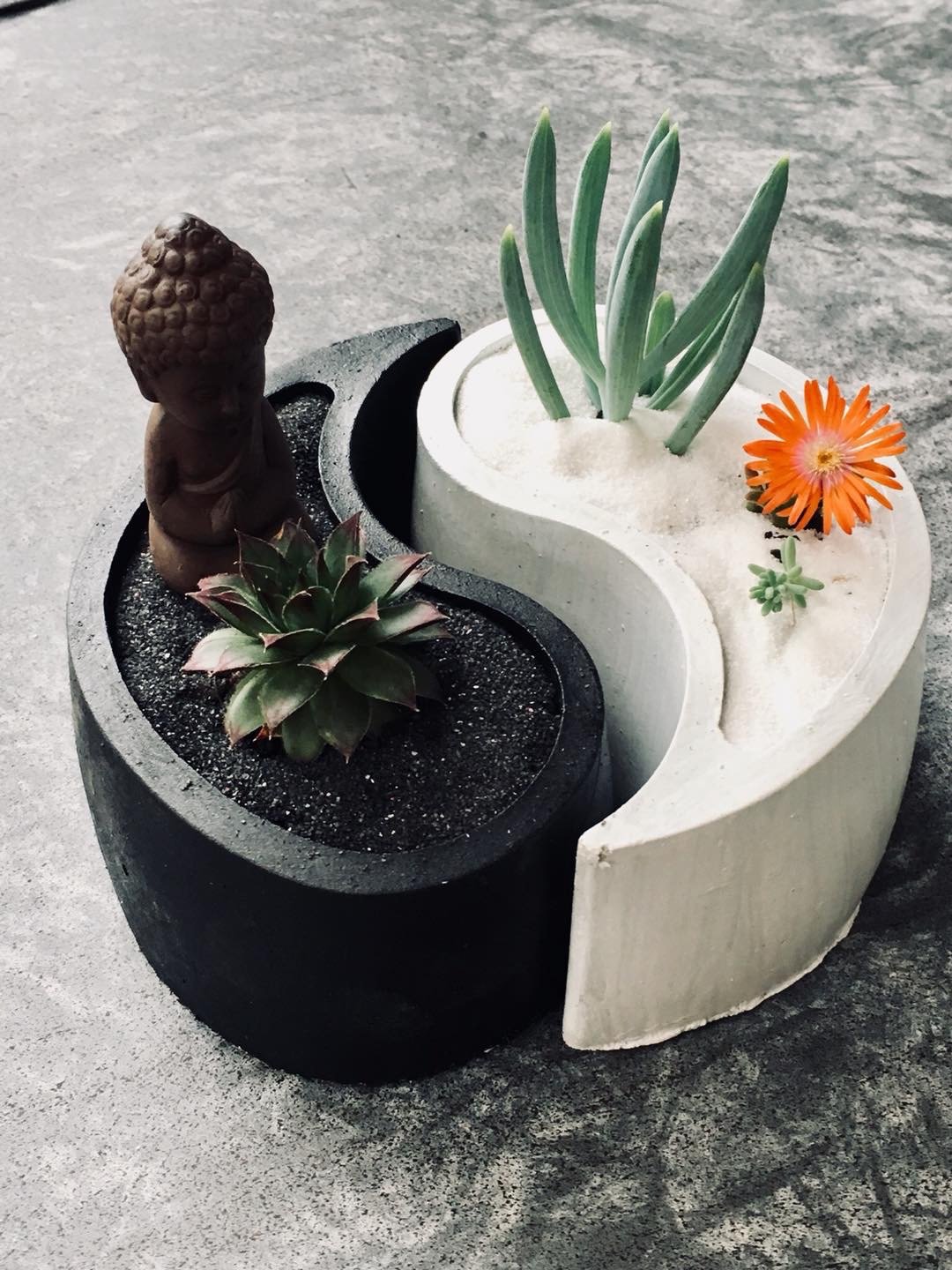 Ying Yang Planters