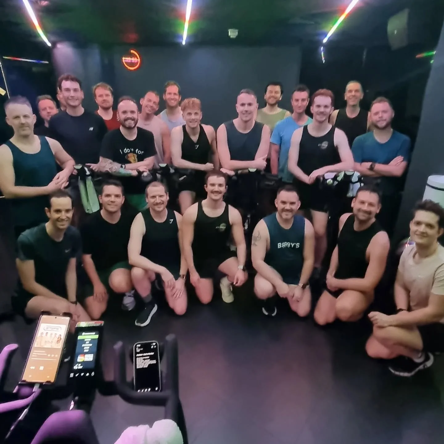 Amazing first solo class for @mikejoseph.ldn ! He brought all the best of the Pop Bands! Spinderellas brought the energy!  Well done team!  See you in the studio soon! ❤️🌈🚴&zwj;♀️