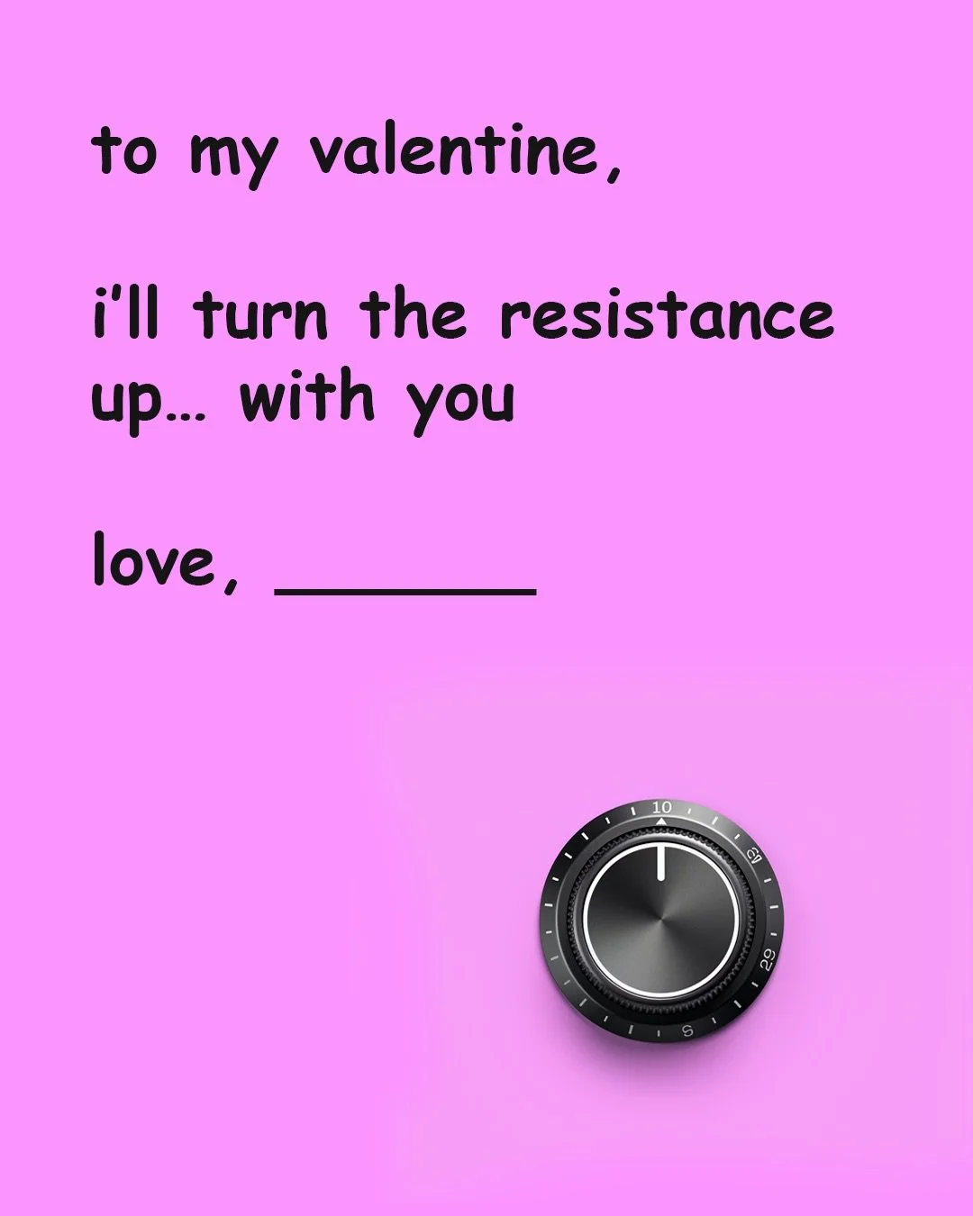 To my Valentine 💌 Roses are red, the sprint&rsquo;s about to start. Skip leg day, and you&rsquo;ve broken my heart. (Just kidding. Or am I?)