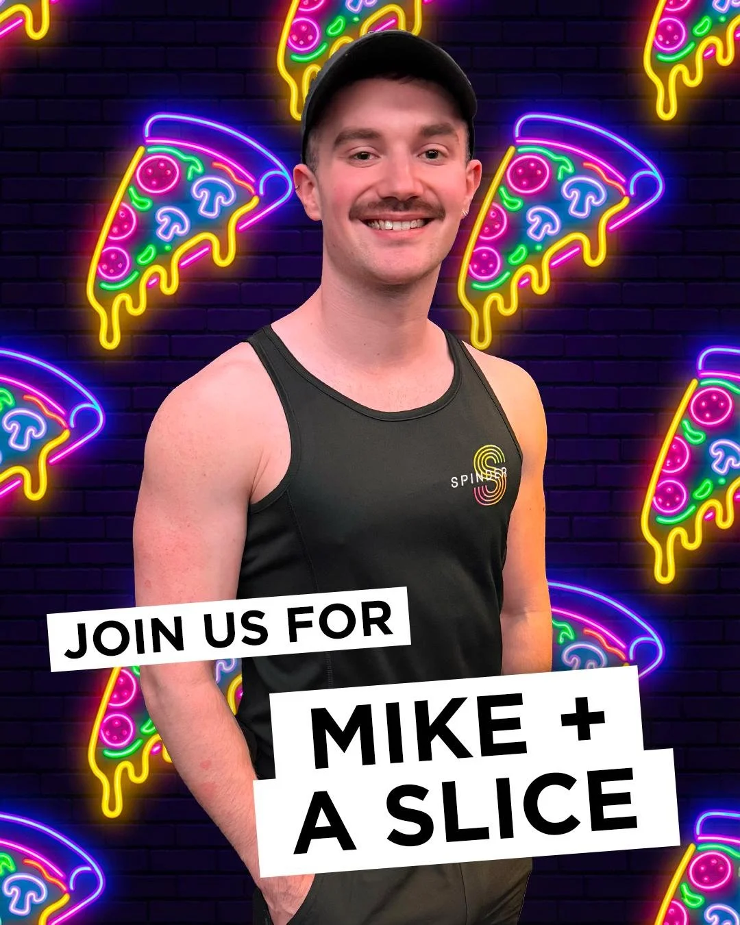 🎤🚴&zwj;♂️ This Wednesday, it's our latest Spin &amp; Pizza Special 🍕 Join @mikejoseph.ldn for a ride packed with iconic pop band bangers! Pop bands, big energy and a well-earned slice at the end. What more could you want? 

📍 Nuffield Health, Cov