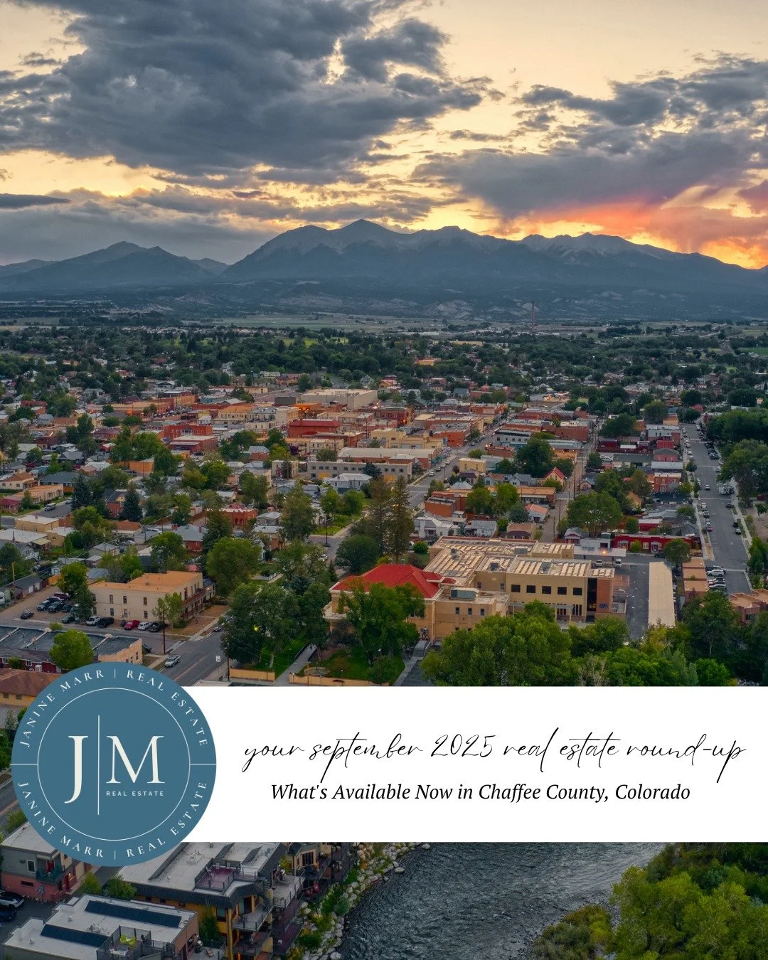 Your September Real Estate Round-Up is here! From riverfront retreats to private mountain escapes, these MARR-VELOUS homes are available now in Salida + Poncha Springs.

👉 Swipe through to explore these 8 incredible listings
🔗 Click here to explore