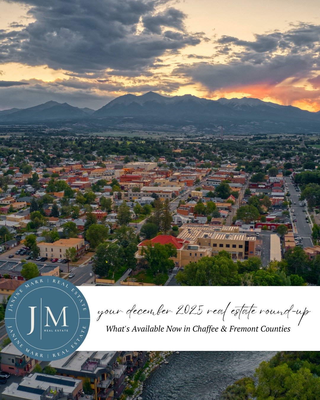Your December Real Estate Round-Up is here!  From warm winter retreats to stunning homes with snowy mountain views, these MARR-VELOUS listings are ready for their next owners in Chaffee and Fremont Counties.

Swipe through to explore this month&rsquo