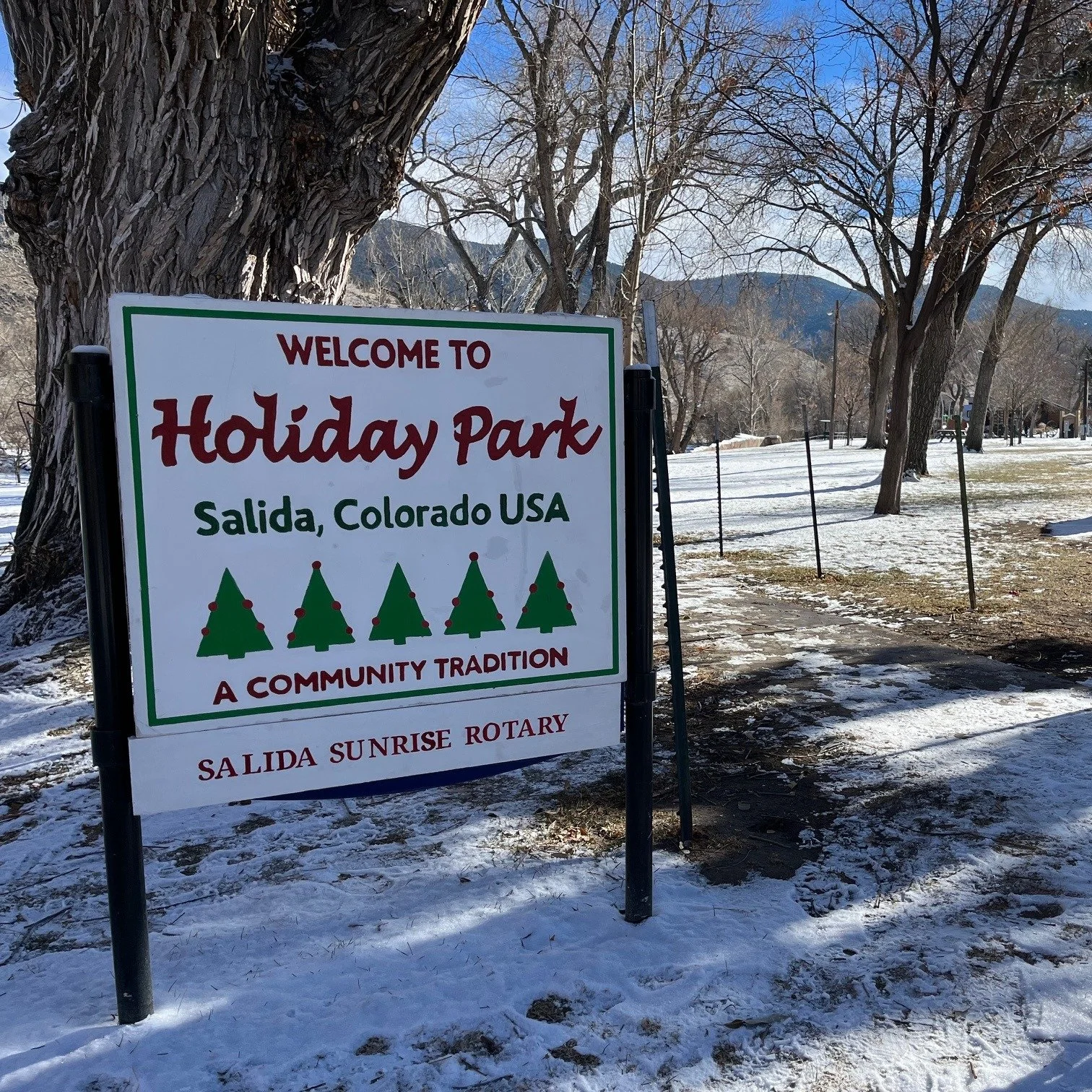 Have you taken a stroll through Salida&rsquo;s Holiday Park yet? Riverside Park is glowing with more than 100 Christmas trees, each one decorated by local families, nonprofits, students, and businesses. It&rsquo;s one of Salida&rsquo;s sweetest tradi
