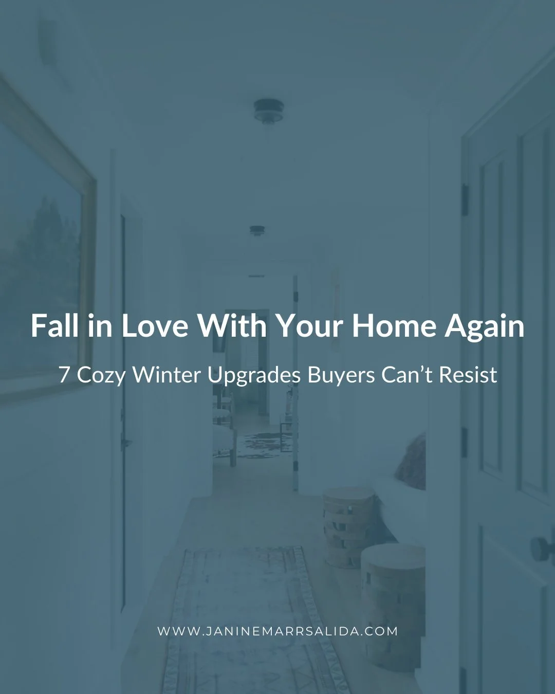 Winter has a way of changing how we see our homes. It slows us down, highlights what feels cozy &mdash; and what might need a little extra love.

In my latest blog post, I&rsquo;m sharing seven simple winter upgrades that can make your home feel bett