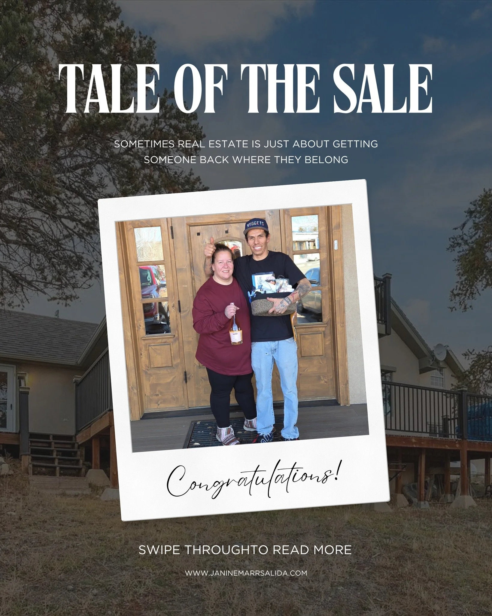This Tale of the Sale is about coming home &mdash; and what it takes to get there.

He grew up in Salida. Spent years away. And when he was finally ready to come back, the path wasn't exactly straightforward. It took the right property, the right len