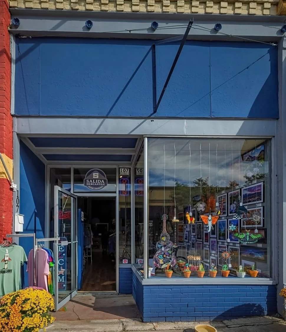 One of downtown Salida's best-kept secrets is right at 107 F Street &mdash; and it's worth the stop!

Salida Mercantile is a gallery and retail space showcasing local and regional artwork, handcrafted gifts, photography, and artifacts from Colorado a