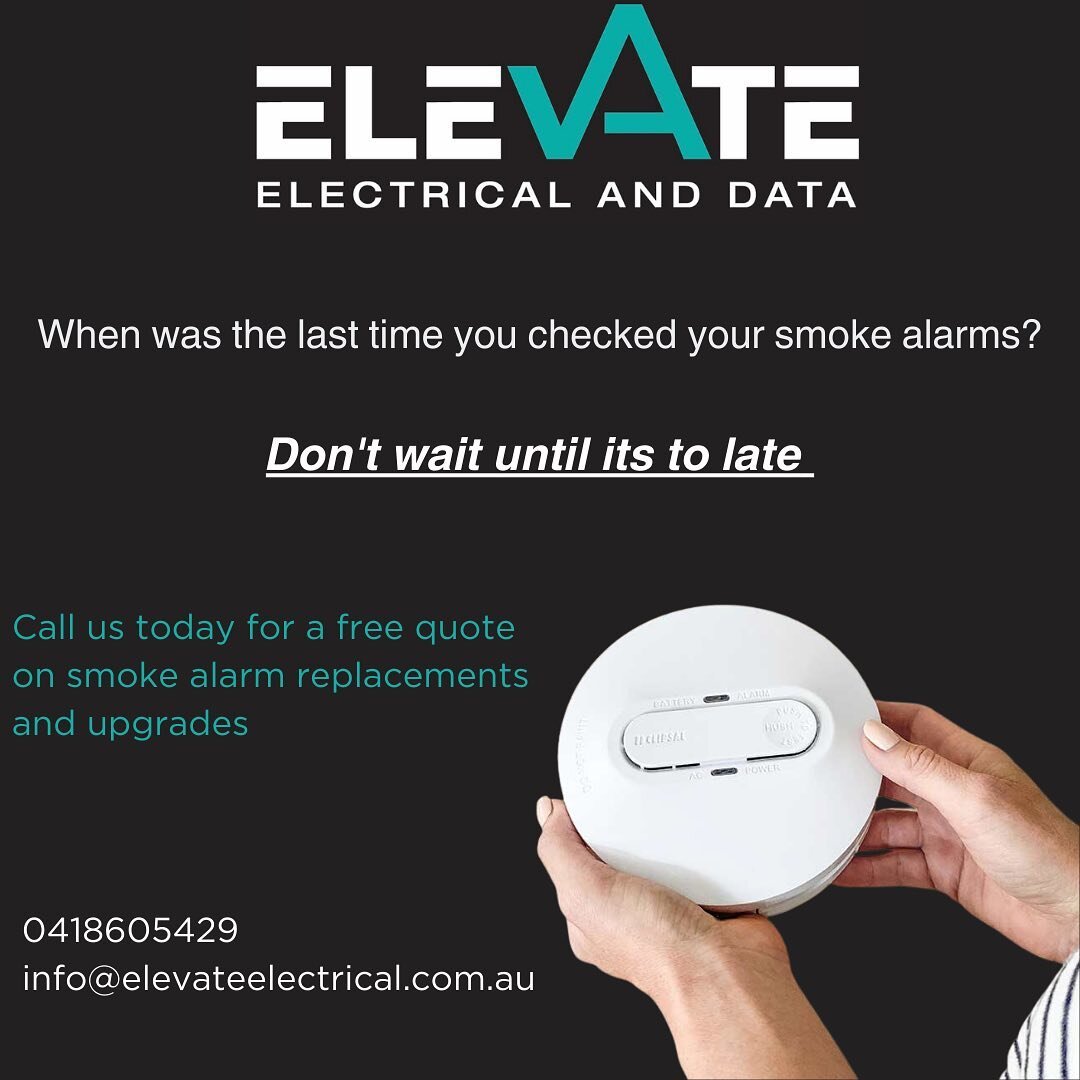 Your smoke alarm is your first line of defence against fire. Don&rsquo;t wait until it&rsquo;s to late to check and upgrade yours!!